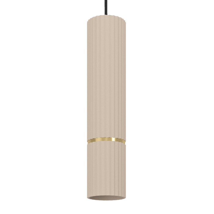 Eglo Caminia langbordspendel sand/børstet messing L77 x H110 cm